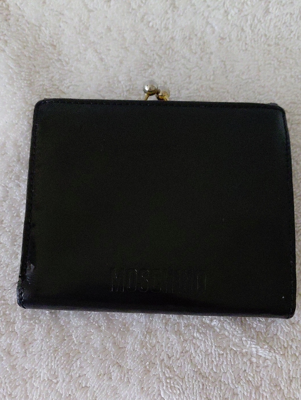 Moschino Black Women's Wallet with Red Heart Accent - Picture 3 of 7